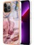 Iphone 13 Pro Telefon Kılıfı 6.1 Inç Mermer Desen Elektraptaşlama Çerçevesi Imd 2.0mm Tpu Sıralamaya Dayanıklı Koruyucu Koruyucu Kapak-Rose Altın (Yurt Dışından) 2