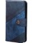 Iphone 13 Pro Max Telefon Kılıfı 6.7 Inç Çılgın At Doku Stand Cüzdan Kılıfı Pu Deri Tpu Telefon Kapak-Dark Mavi (Yurt Dışından) 1
