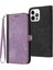 Iphone 13 Pro Maks Telefon Kılıfı Akıllı 6.7 Inç Tam Koruma Pu Deri Stand Çift Manyetik Toka Telefon Kapak Kabuğu Strap-Imgle Mor ile (Yurt Dışından) 1