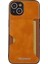 Iphone 13 Mini Telefon Kılıfı Için 5.4 Inç Önleyici Kartı Yuvası Pu Deri+Tpu+Pc Hassas Kesim Tasarımı Koruyucu Kapak-Khaki (Yurt Dışından) 2