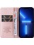 Iphone 13 Pro Max Telefon Kılıfı 6.7 Inç Yk- 001 Şok Geçirmez Pu Deri Deri Flip Cüzdan Kılıfı Güçlü Manyetik Otomatik Absorbed Stand Telefon Kapak Golü (Yurt Dışından) 4