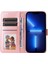 Iphone 13 Pro Max Telefon Kılıfı 6.7 Inç Ayçiçeği Basılı Pu Deri Telefon Kılıfı Stand Manyetik Flip Kapak Strap-Pink ile (Yurt Dışından) 1