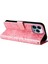 Iphone 13 Pro Max Telefon Kılıfı 6.7 Inç Ayçiçeği Basılı Pu Deri Telefon Kılıfı Stand Manyetik Flip Kapak Strap-Pink ile (Yurt Dışından) 3