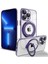 Iphone 13 Pro Max Telefon Kamu Kickstand Case 6.7 Inç Pc+Tpu Telefon Kapağı Şok Geçirmez Telefon Kasası Magsafe-Purple ile Uyumlu (Yurt Dışından) 1