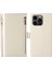 Iphone 13 Pro Telefon Kılıfı Için 6.1 Inç Zipper Cep Tasarımı Litchi Doku Anti-Çizelge Pu Deri Deri Kapak Cüzdan Strap-White (Yurt Dışından) 1
