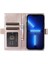 Iphone 13 Pro Telefon Kılıfı Için 6.1 Inç Zipper Cep Tasarımı Litchi Doku Anti-Çizelge Pu Deri Deri Kapak Cüzdan Strap-White (Yurt Dışından) 3