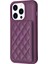 Iphone 13 Pro Max Telefon Kılıfı Deri Kaplamalı Tpu Kapak 6.7 Inç Kart Yuvaları Kickstand Telefon Anti-Çizelge Case-Dark Mor (Yurt Dışından) 1