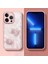 Iphone 13 Pro Max Telefon Kılıfı 6.7 Inç Gül Deseni Temperli Cam+Tpu Kapak Bırak-Kötü Telefon Kılıf Pembe (Yurt Dışından) 4