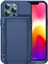 Iphone 13 Pro Max Telefon Kılıfı Için 6.7 Inç Hassas Kesim Tpu+Pc Tarafı Kart Yuvası Mavisi ile Kayma Tasarım Koruyucu Telefon Kılıfı (Yurt Dışından) 2