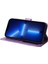 Iphone 13 Pro Max Telefon Kılıfı 6.7 Inç Ayçiçeği Baskılı Pu Deri Telefon Kılıfı Stand Manyetik Flip Kapak Strap-Purple ile (Yurt Dışından) 4