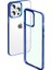 Iphone 13 Pro Telefon Kılıfı Için Slim 6.1 Inç Koruyucu Kapak Silikon+Metal Lensli Akrilik Anti-Fall Telefon Kabuğu Çerçeve-Karanlık Mavi (Yurt Dışından) 1