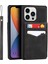 Iphone 13 Profesyonel Telefon Kılıfı Dikey Flip Kart Yuvaları Tasarım Düğmesi Kapatma Cilt-Touch Iyi Korumalı Pu Deri Kaplamalı Tpu Kickstand 6.1 Inç-Siyah (Yurt Dışından) 1