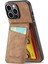 Iphone 13 Pro Max Telefon Kılıfı Tutucu Için Telefon Kickstand Case Rfıd Blowantock Pu Deri+Tpu Kapak-Kahverengi (Yurt Dışından) 4