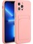 Iphone 13 Pro 6.1 Inç Pembe Için Tek Kart Yuvalı Yumuşak Tpu Telefon Geri Kasa Kapağı (Yurt Dışından) 1