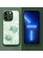 Iphone 13 Pro Max Telefon Kılıfı 6.7 Inç Gül Deseni Temperli Cam+Tpu Kapak Bırak-Kötü Telefon Kılıf Yeşili (Yurt Dışından) 4