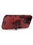 Yüzük Tutucu Kickstand Tasarım 2-1 Arada Pc Tpu Hibrid Kılıf Damalı Korsa Kılavuzu Iphone 13 Pro 6.1 Inç-Kırmızı (Yurt Dışından) 4