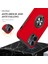 Iphone 13 Pro Telefon Kılıfı Için Ring Kickstand Anti-Drop Sert Pc Geri ve Yumuşak Tpu Kenarı Şok Geçirmez Koruyucu Kılıf 6.1 Inç-Kırmızı (Yurt Dışından) 3