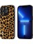 Iphone 13 Pro Leopard Dokusu Için Slim Case Pu Deri+Tpu+Pc Telefon Kapağı-Sold (Yurt Dışından) 1