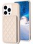 Iphone 13 Pro 6.1 Inç Kart Yuvaları Için Telefon Kasası Deri Kaplı Tpu Kapak Kickstand-Beige (Yurt Dışından) 2