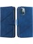 Iphone 13 Mini Telefon Kılıfı Için 5.4 Inç Manyetik Kıyafet Baskılı Pu Deri Stand Kapağı Birden Fazla Kart Yuvası ve Nakit Cep-Mavi (Yurt Dışından) 1