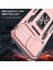 Iphone 13 Pro Max Telefon Kılıfı Önleme Karşıtı Telefon Önce Telefon Geri Kapak 6.7 Inç Pc+Tpu Yüzük Kickstand Slayt Kamera Kapak Cep Telefonu Kabuk Rose Altın (Yurt Dışından) 2