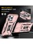 Iphone 13 Pro Max Telefon Kılıfı Önleme Karşıtı Telefon Önce Telefon Geri Kapak 6.7 Inç Pc+Tpu Yüzük Kickstand Slayt Kamera Kapak Cep Telefonu Kabuk Rose Altın (Yurt Dışından) 4