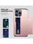 Iphone 13 Pro Telefon Kılıfı Için Iyi Korumalı Scratch-Proof Slayt Kartı Tutucu Pc+Tpu Hibrid Geri 6.1 Inç-Mavi (Yurt Dışından) 3