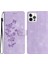 Iphone 13 Pro Max Telefon Kılıfı 6.7 Inç Çiçek Koruma Koruması Kabuk Deri Cüzdan Stand Telefon Kılıfı (Yurt Dışından) 1