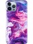 Iphone 13 Pro Max Telefon Korumu Koruyucu Telefon Kılıfı 6.7 Inç Mermer Desen Imd Esnek Tpu Geri Kapak Kırmızısı (Yurt Dışından) 1