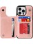 Iphone 13 Pro Telefon Kılıfı Dayanıklı Pu Deri Kaplamalı Tpu Çift Manyetik Düğmeler Basılı Mandala Çiçek Kickstand Card Tutucu Çekmeye Dayanıklı 6.1 Inç-Ros (Yurt Dışından) 1