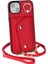 Iphone 13 Mini Pu Deri Kaplamalı Tpu Döner Yüzük Kickstand Telefon Kasa-Kırmızı Için Fermuarlı Cüzdan Telefon Kapağı (Yurt Dışından) 2