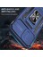 Iphone 13 Pro Max Telefon Kılıf Önleme Önleme Önleyici Telefon Geri Kapak 6.7 Inç Pc+Tpu Yüzük Kickstand Slayt Kamera Kapak Cep Telefonu Kabuk Mavisi (Yurt Dışından) 2