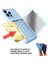 Iphone 13 Pro Telefon Kılıfı Etki Tamponu Akrilik+Tpu Hibrit Kılıf Kapağı Kart Tutucu ve Gizli Aynalı 6.1 Inç Işık Mavi (Yurt Dışından) 4