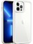 Iphone 13 Pro Max Telefon Kılıfı Şok Geçirmez Temiz Telefon Kılıfı Akrilik Geri+Renkli Frame Çıkarılabilir 2'si 1 Arada Kapak-Beyaz (Yurt Dışından) 1