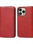 Stand Cüzdan Deri Telefon Flip Case Koruyucu Kapak Iphone 13 Pro 6.1 Inç-Kırmızı (Yurt Dışından) 1
