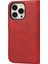 Stand Cüzdan Deri Telefon Flip Case Koruyucu Kapak Iphone 13 Pro 6.1 Inç-Kırmızı (Yurt Dışından) 4