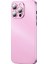 Iphone 13 Pro Max Telefon Kılıfı Için 6.7 Inç Tpu Telefon Kılıfı Elektrikle Mat Telefon Kapağı Dahili Kamera Lens Koruyucu-Pembe (Yurt Dışından) 1