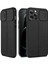Iphone 13 Pro Max Telefon Kılıfı 6.7 Inç Slayt Kamera Kapağı Litchi Dokusu Fingerprint Önleyici Pc+Tpu Anti-Fall Phone Case Black (Yurt Dışından) 1