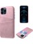 Iphone 13 Pro Telefon Kılıfı Deri Kaplamalı Pc 6.1 Inç Çift Kart Yuvaları Ultra Ince Koruyucu Kabuk Rose Altın (Yurt Dışından) 1