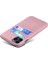 Iphone 13 Pro Telefon Kılıfı Deri Kaplamalı Pc 6.1 Inç Çift Kart Yuvaları Ultra Ince Koruyucu Kabuk Rose Altın (Yurt Dışından) 3