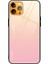 Iphone 13 Pro Telefon Kılıfı Için Ince Işık Gradyanı 9h Sertlik Temperli Cam+Tpu Giyim-Dirençli Anti-Drop Hibrit Kılıfı 6.1 Inç-Altın/pembe (Yurt Dışından) 1