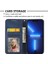 Iphone 13 Pro Telefon Kılıfı Için Baskılı Rhombus Desen Telefon Stand Kapağı 6.1 Inç Buzağı Dokusu (Yurt Dışından) 3