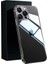 Iphone 13 Pro 6.1 Inç Elektrapan Kamera Lens Film Black ile Şeffaf Silikon Telefon Kılıfı (Yurt Dışından) 1