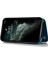 Iphone 13 Pro Telefon Kılıfı Pu Deri Kaplamalı Tpu Çift Manyetik Düğmeler Baskılı Çiçek Kickstand Card Tutucu Scratch-Dayanıklı 6.1 Inç-Dark Mavi (Yurt Dışından) 2