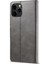 Cüzdan Tasarım Deri Kılıf Kabuğu Iphone 13 Pro 6.1 Inç Standlı) -Grey (Yurt Dışından) 3