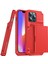 Iphone 13 Pro Max Telefon Kılıfı Için 6.7 Inç Hassas Kesim Tpu+Pc Tarafı Kart Yuvası Kırmızılı Koruyucu Telefon Kılıfı (Yurt Dışından) 1