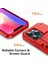 Iphone 13 Pro Max Telefon Kılıfı Için 6.7 Inç Hassas Kesim Tpu+Pc Tarafı Kart Yuvası Kırmızılı Koruyucu Telefon Kılıfı (Yurt Dışından) 4