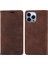 Iphone 13 Pro Max Telefon Kılıfı Cüzdan Telefon Kabuğu Pu Deri Stand Kapağı Rfıd Blowantıng Telefon Vaka-Brown (Yurt Dışından) 1