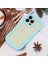 Iphone 13 Pro 6.1 Inç Anti-Fall Wavy Edge Renk Çerçevesi Şeffaf Arka Kapak Pc+Tpu Telefon Kılıf Mavisi (Yurt Dışından) 3