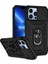Iphone 13 Pro Telefon Kılıfı 6.1 Inç Slayt Kamera Koruma Kapağı Hafif Yüzük Kickstand Hibrid Pc+Tpu Telefon Shell-Black (Yurt Dışından) 1